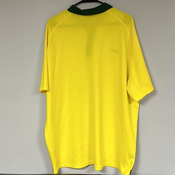 Nike  Dri Fit University of Oregon Ducks Yellow Polo Shirt Size XXL - Picture 3 of 11